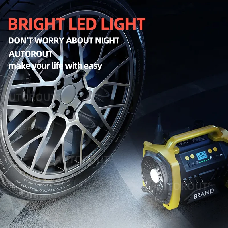 Wireless dc12v 150psi  Mini Car Tyre Electric Portable Air Pump Air Compressor