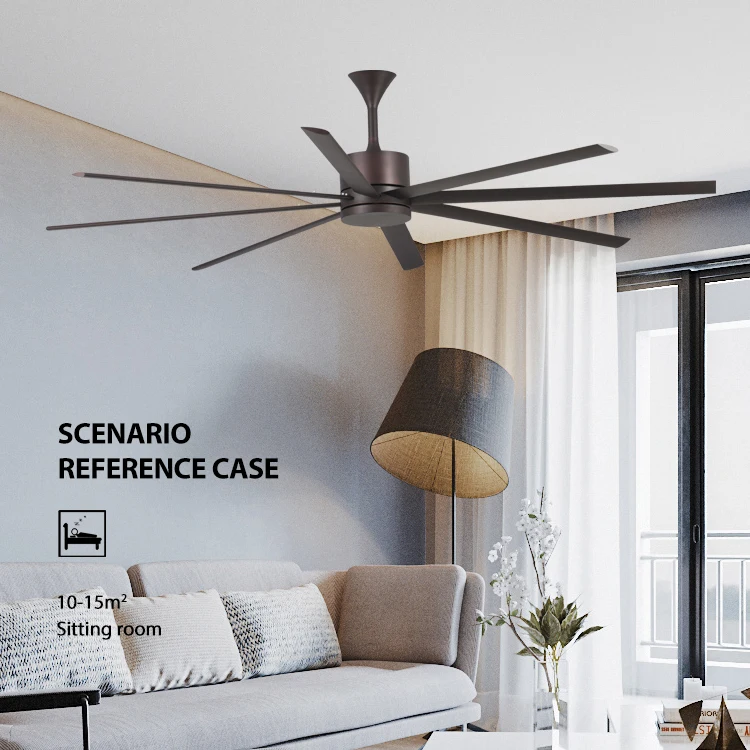Supplier 70 Inch 220v Electric Aluminum 8 Blades Industrial Large Commercial Big Ceiling Fan