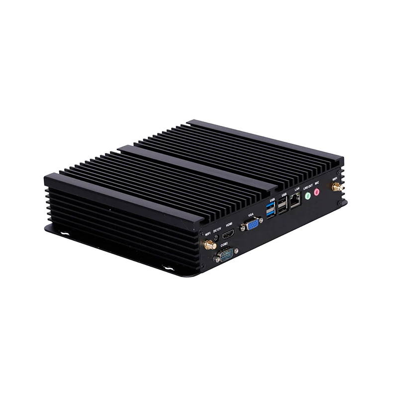 Rich Interface Industrial Computer Intel Processors I3 I5 I7 7130u 2 Ethernet Mini Pc 6 USB VGA DB15 Mini Pc I7 Computadora