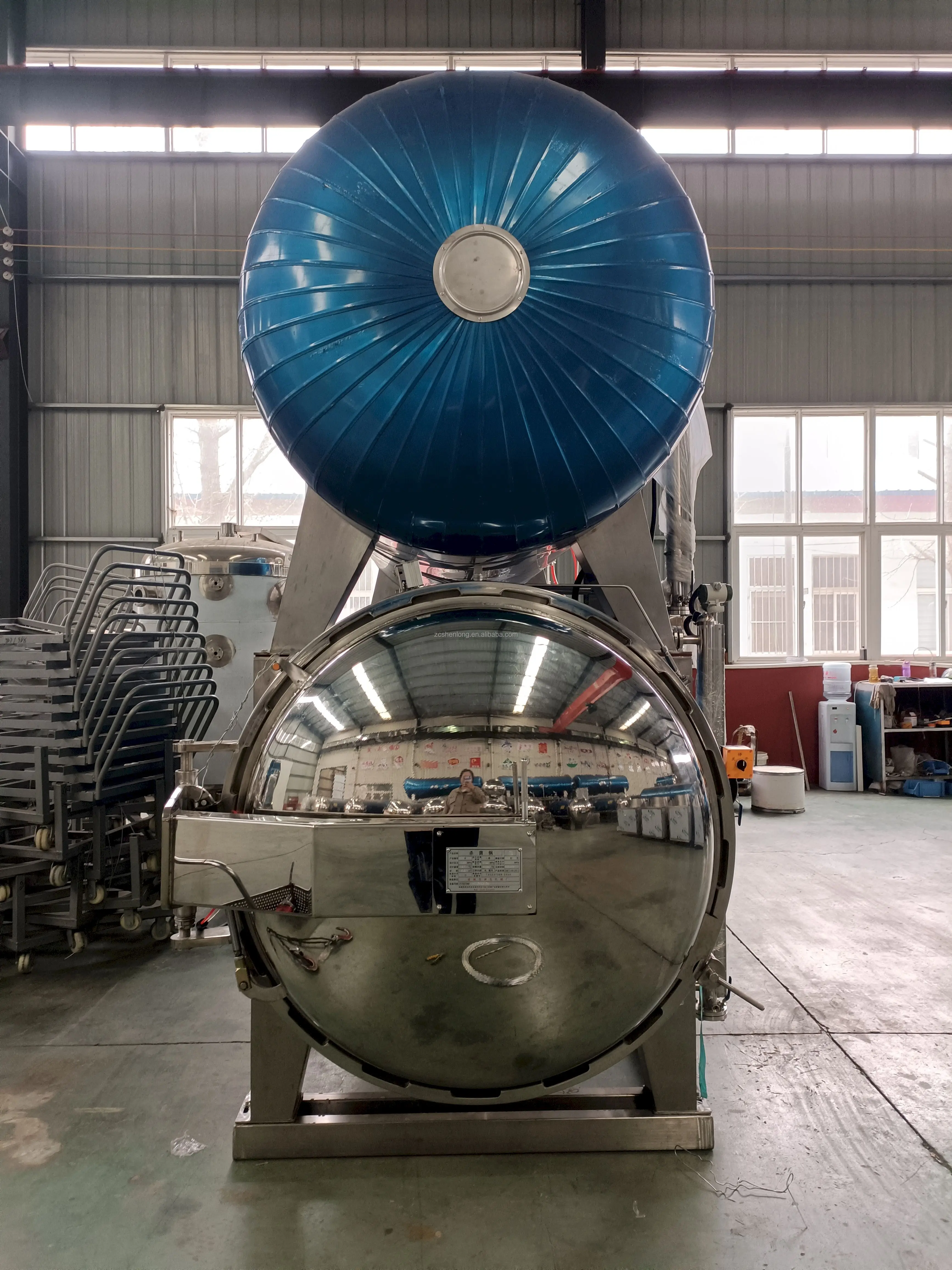 Industrial food sterilizer autoclave water spray retort machine price