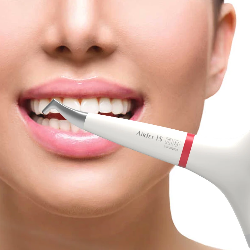 High Quality Dental Equipment 360 Degree Free Rotation Handle Dental Air Polisher Powder Jet Handpiece