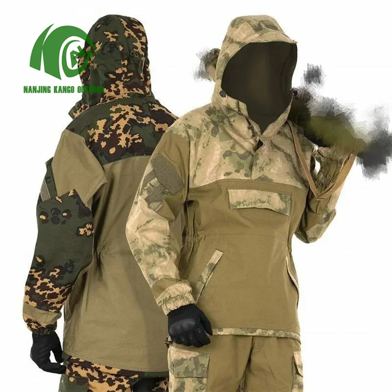 KANGO Camouflage Russian GORKA 4 Tactical Uniform Set - Camouflage Tactical Gear for Hunting Training Outdoor