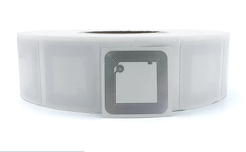 SUNLANRFID Free Samples 1356mhz 860mhz 20mm anti theft apparel jewelry  rfid nfc tag label with customization