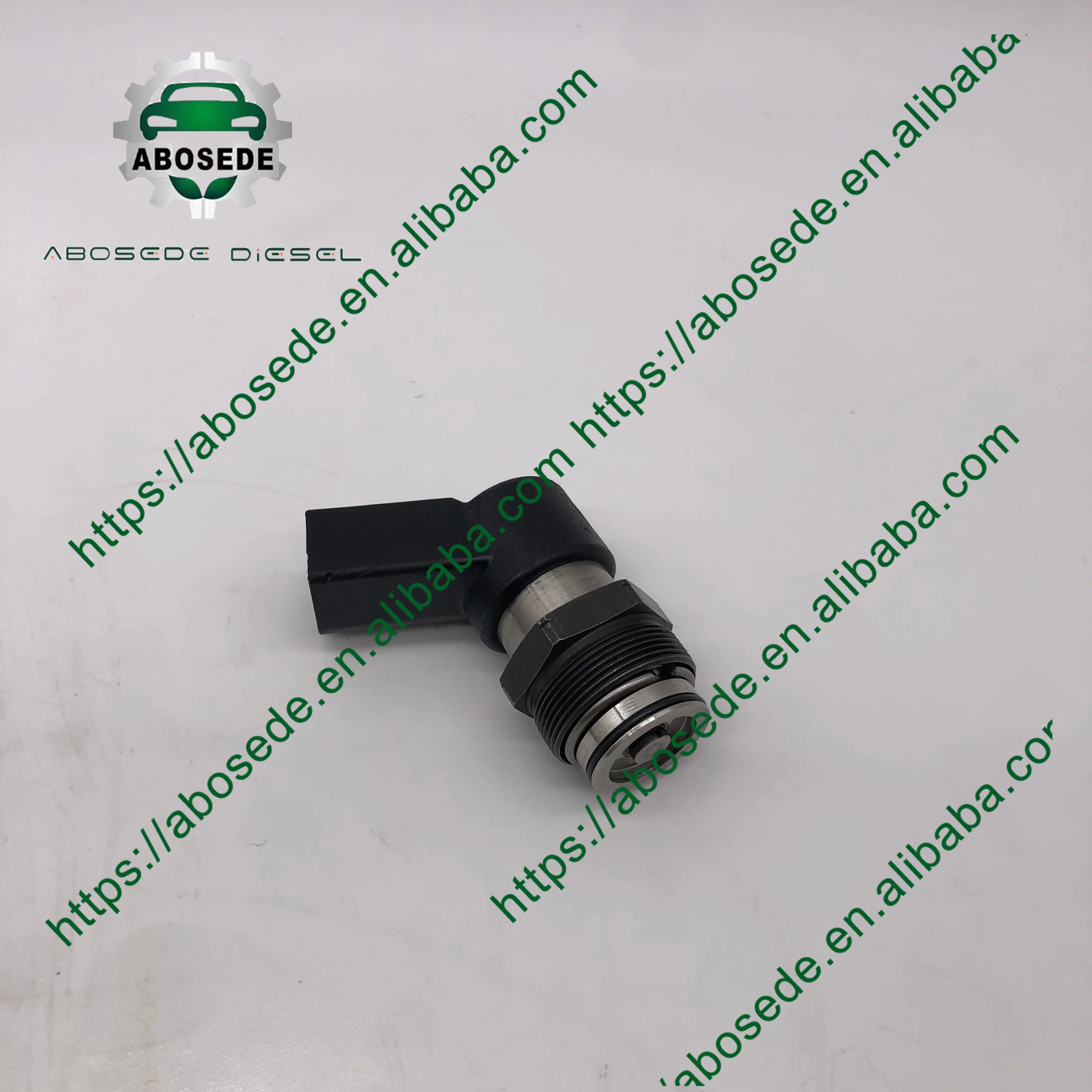 Diesel solenoid valve for diesel fuel pump injector nozzle