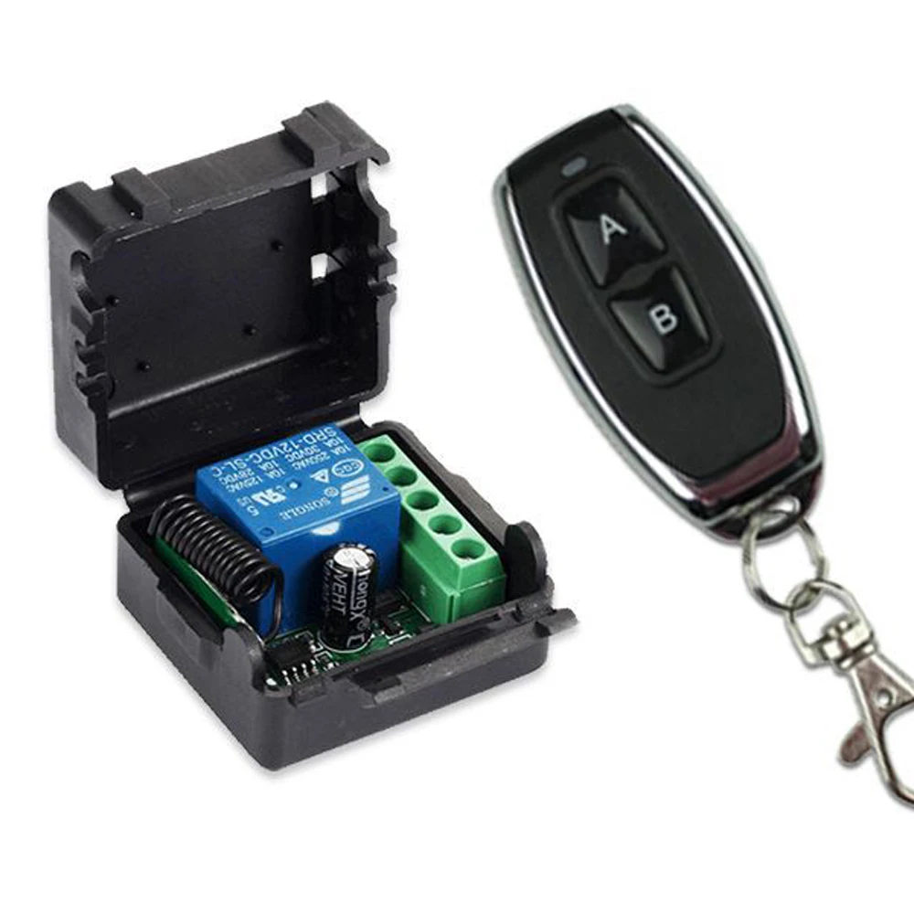 12V 24V 433mhz 315mhz 1527 Receiver RF Receiving Module Relay Garage Gate Remote Control Switch Garage Door Receiver