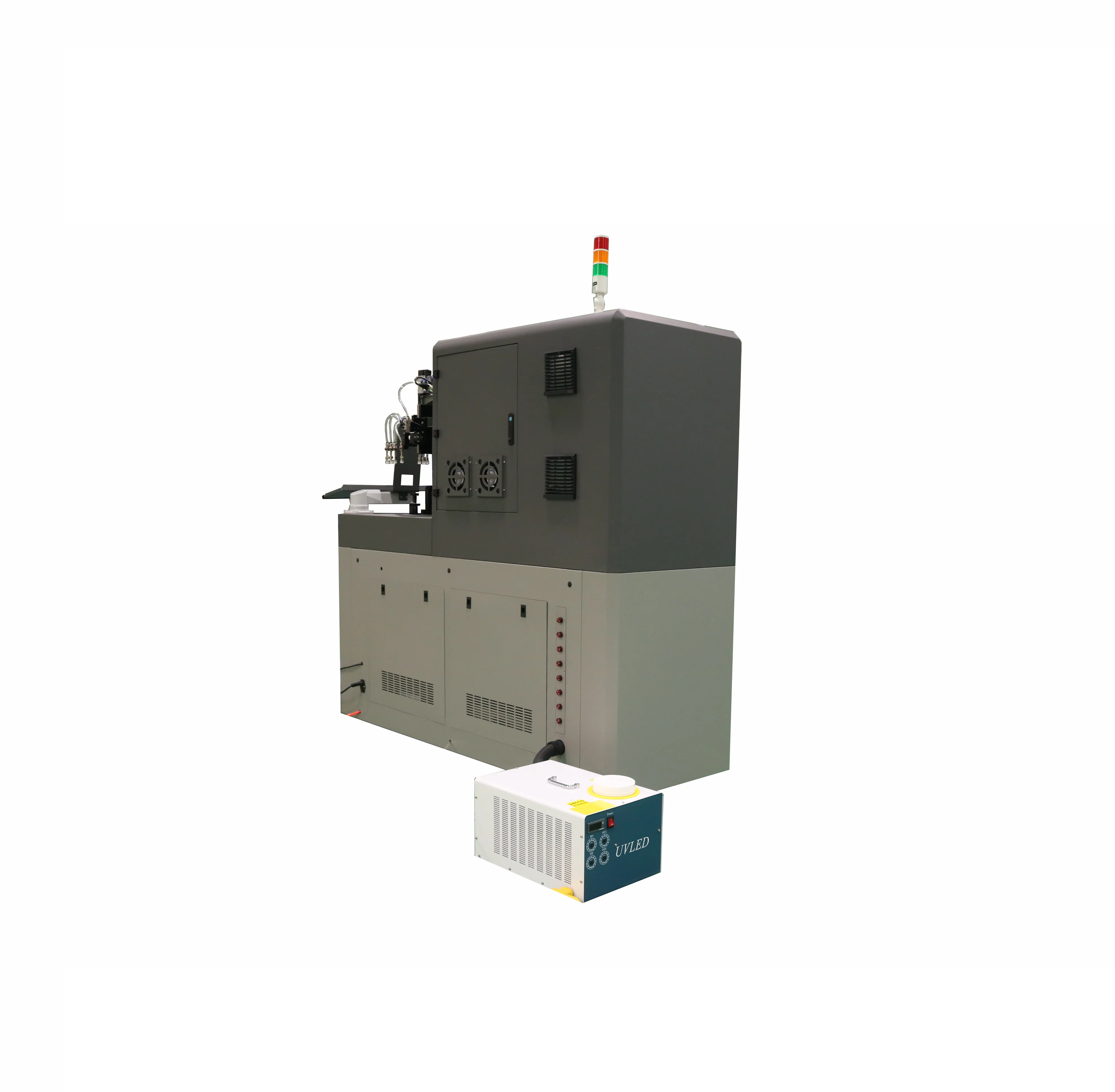 Suntech Semi-automatic high speed bottle label printer, professional cylinder printer