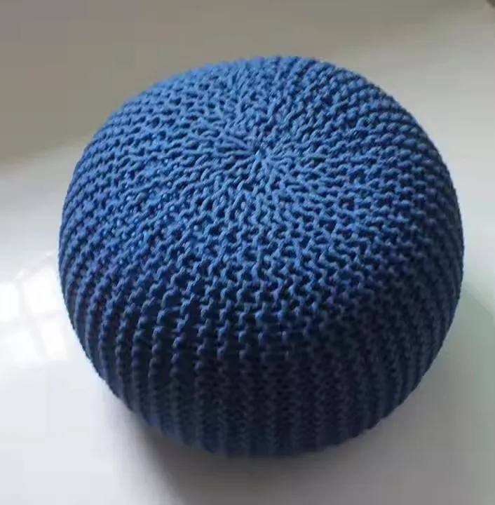 Оптовая продажа домашний декор Круглый пуф стул для ног напольный подставка акцентное сиденье