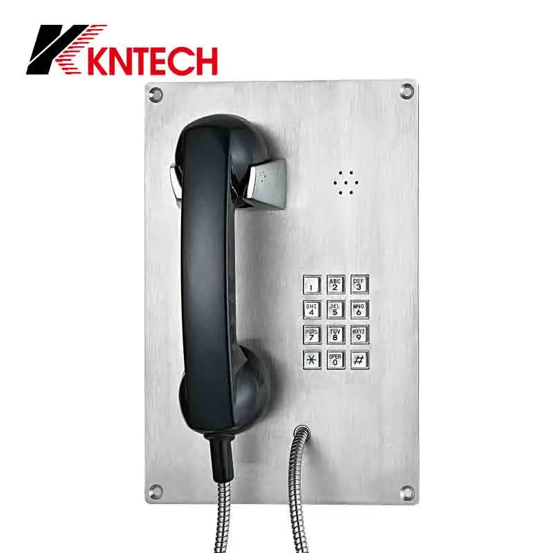 Stainless Steel Wide High Impact Strength Public Emergency Ip66 VoIP Waterproof Telephone