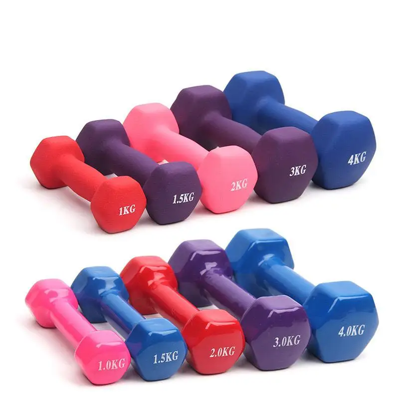 manufacturer vinyl Workout women exercise sport weights bodybuilding equipment fitness 0.5kg hex dumbbell