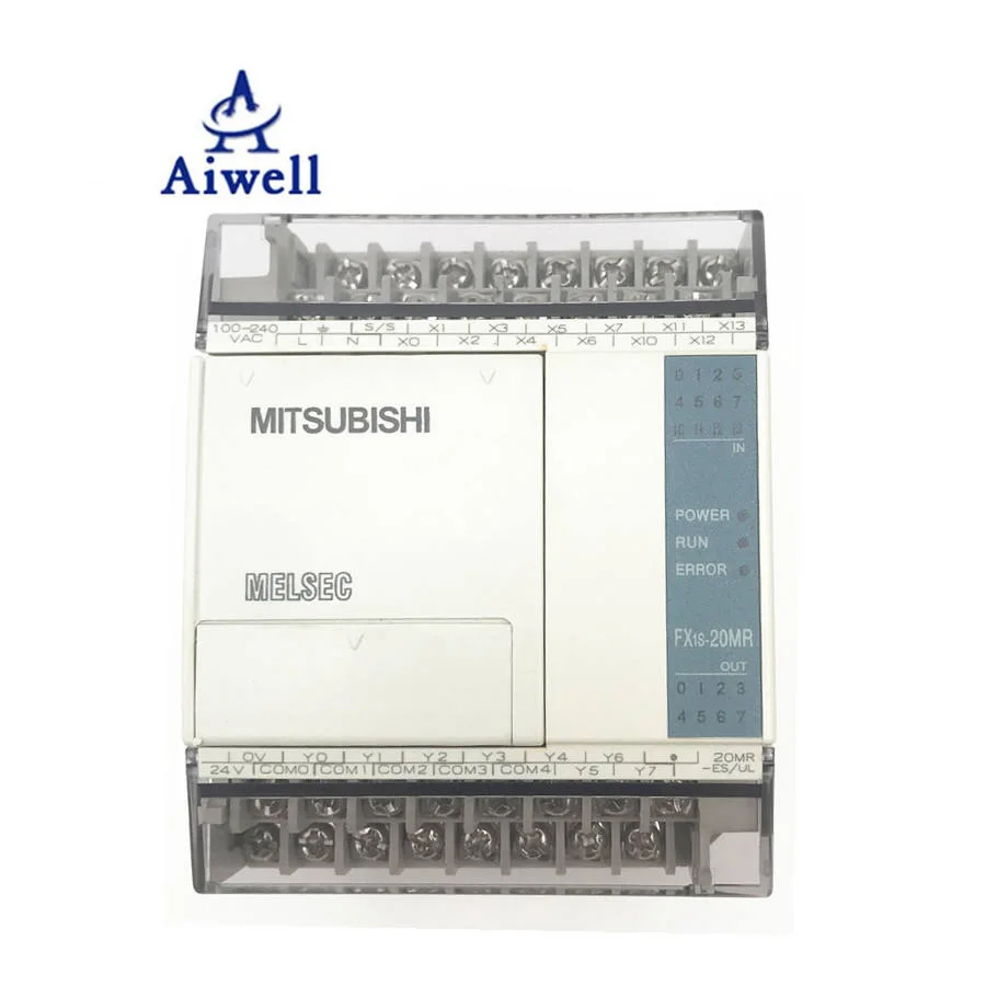 Mitsubishi PLC FX1S-20MR-ES-UL Melsec FX Series FX1S 20MR I / O Module FX1S-20MR-ES/UL