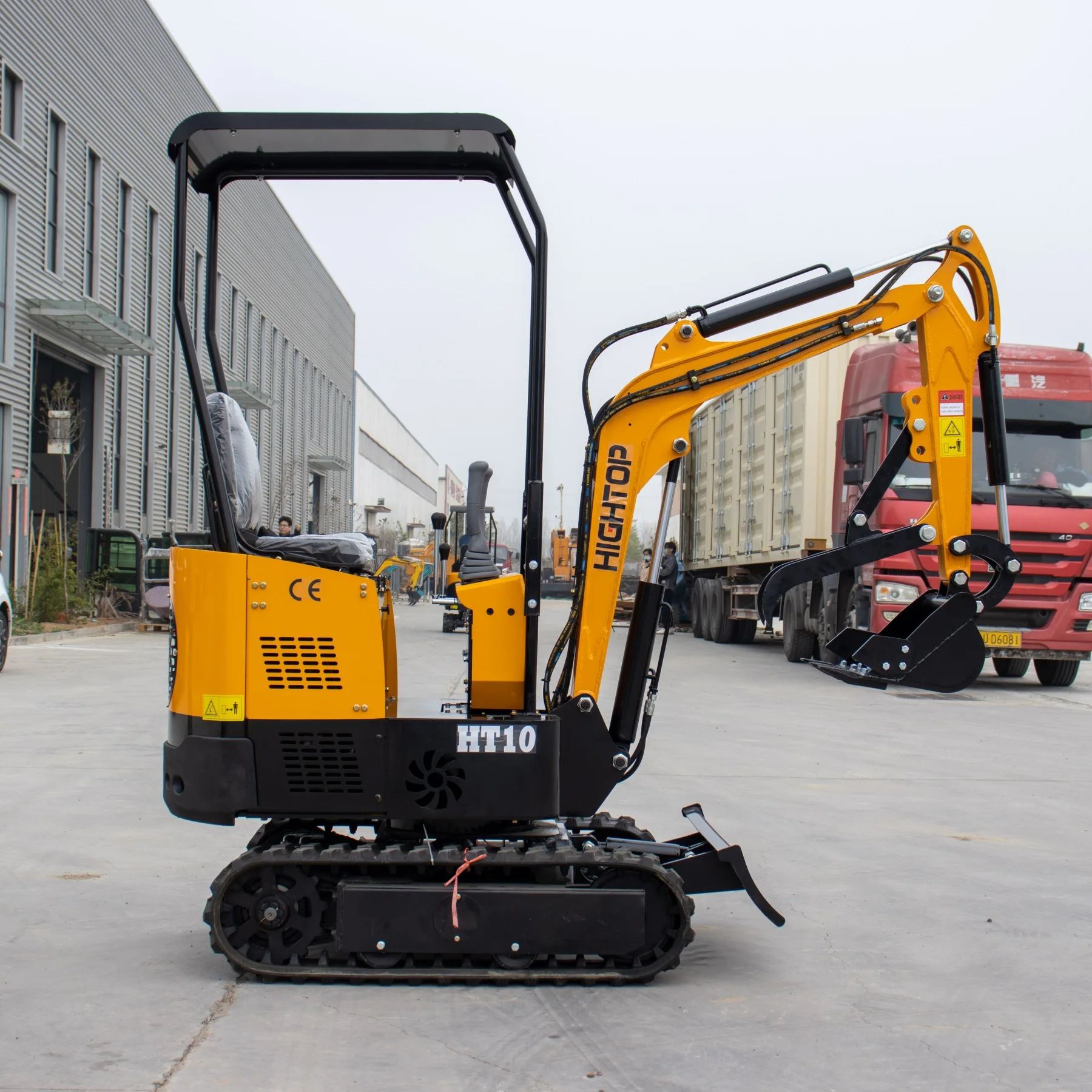 Cheap Excavators For Sale Digger Machine 1 ton with cab micro excavator