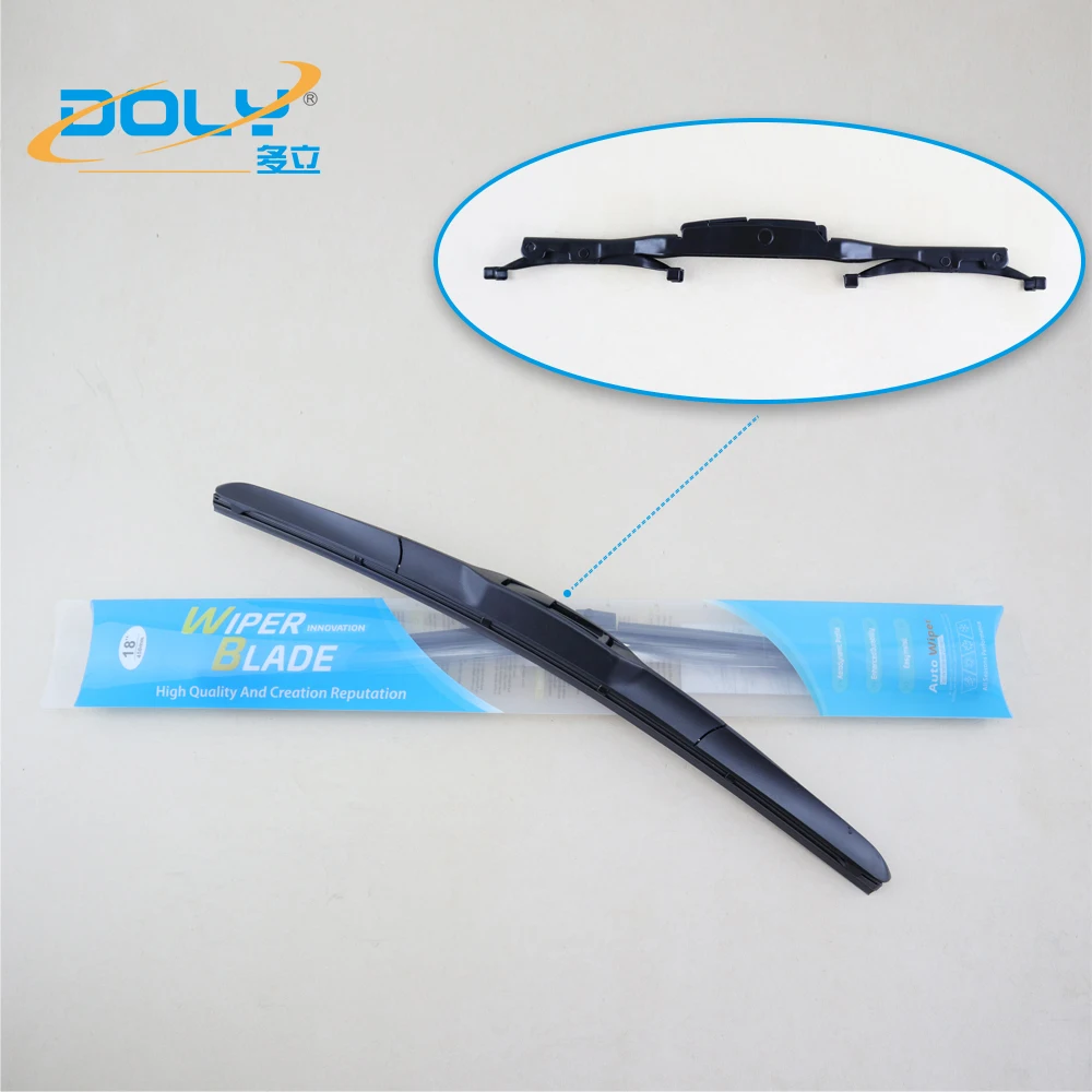 Hybrid wiper blade auto front glass yiwu car accessories windshield wipers universal for cars manufacturer