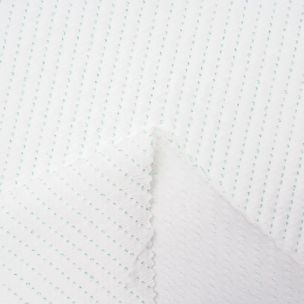Hot Selling 100% Polyester Custom Heat-Insulation Metallic Mattress Ticking Jacquard Knitting