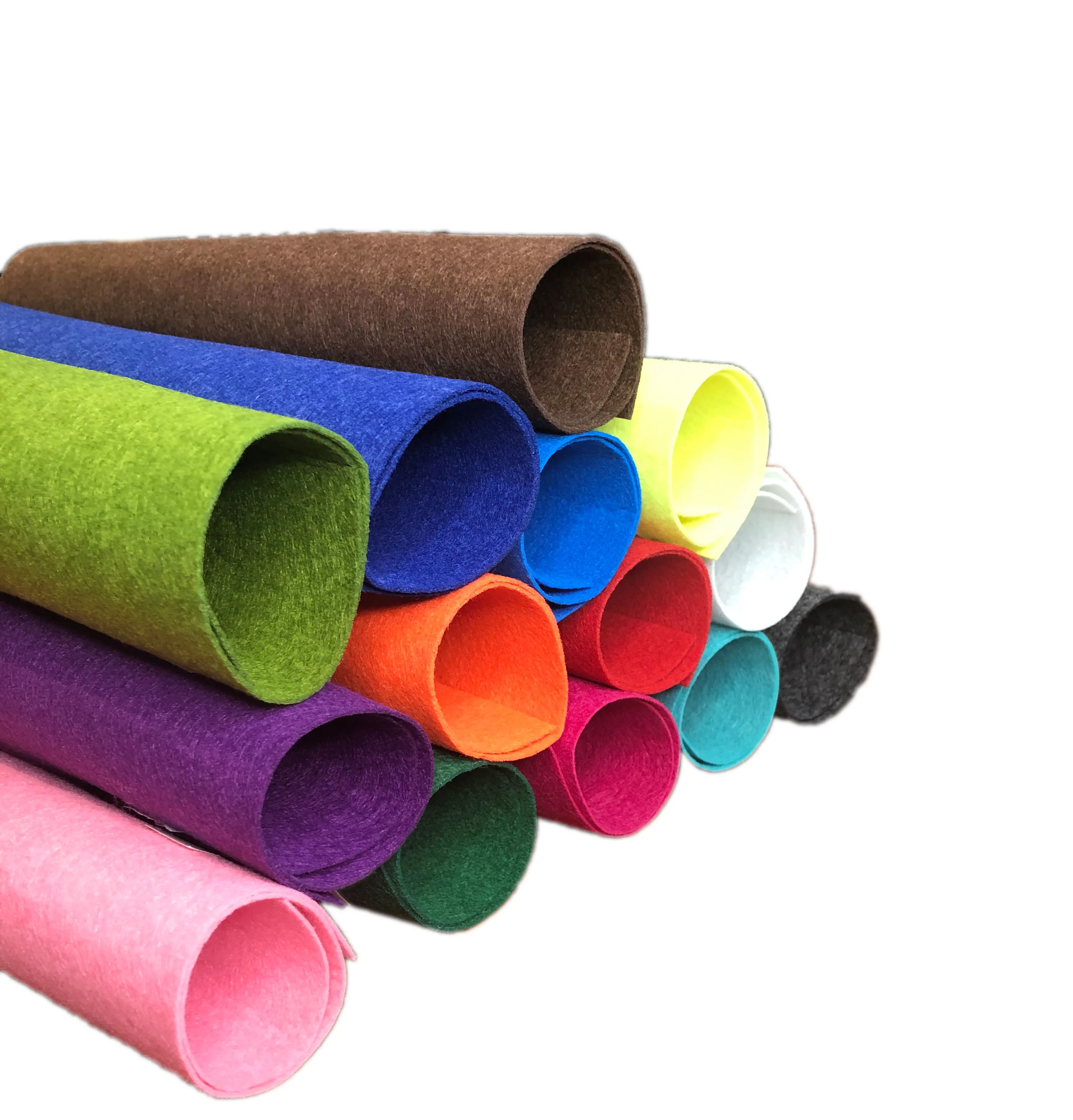 A4 A5 A6 size 1mm 2mm 3mm 4mm 5mm polyester nonwoven wool felt sheet felt fabric craft felt paper