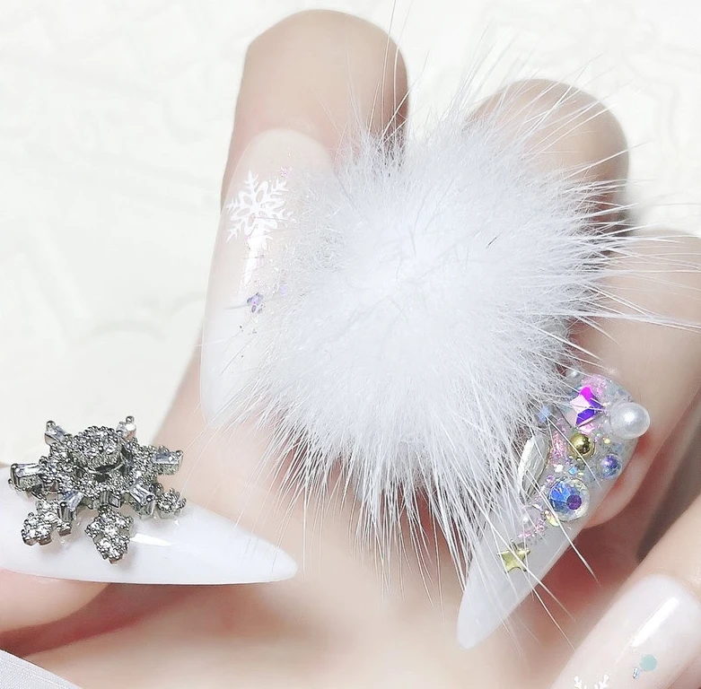 Wholesale Nail Supplies Detachable Magnetic Puffer Balls Tools Nail Art For Woman