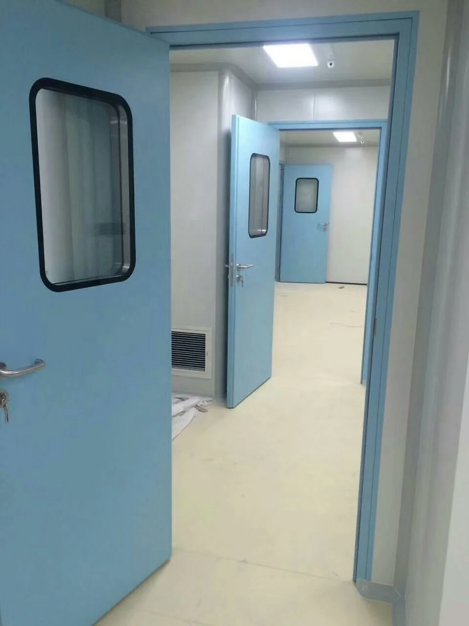 Bulk order good price high quality Metal laboratory door clean room swing doors for hospital