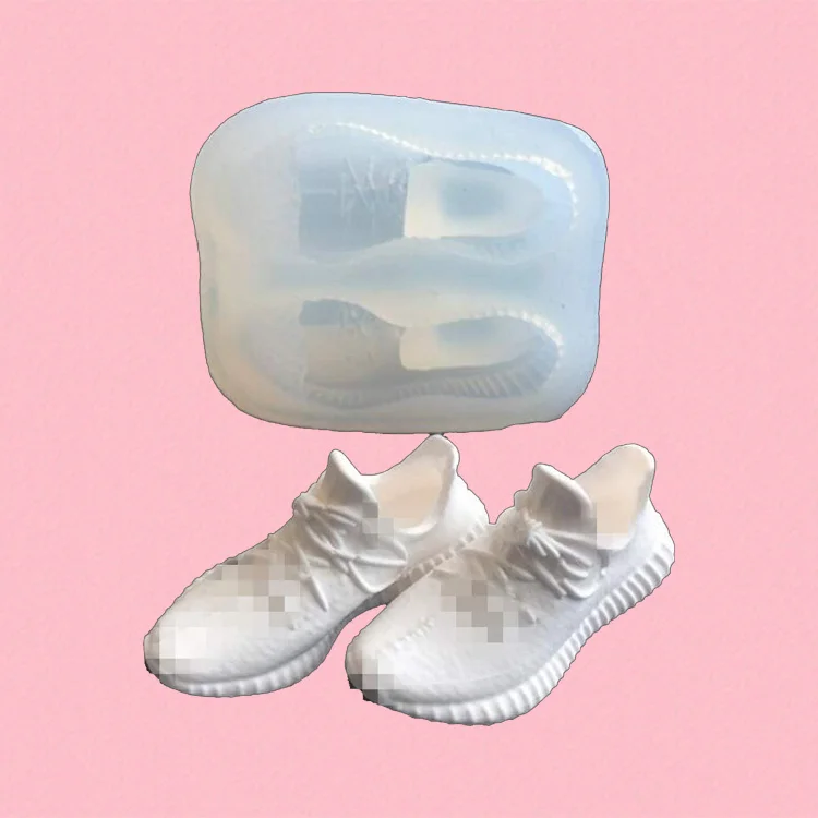  Силиконовая форма Yeezy Boost для кроссовок спортивной обуви инструменты украшения тортов из помадки ручной работы