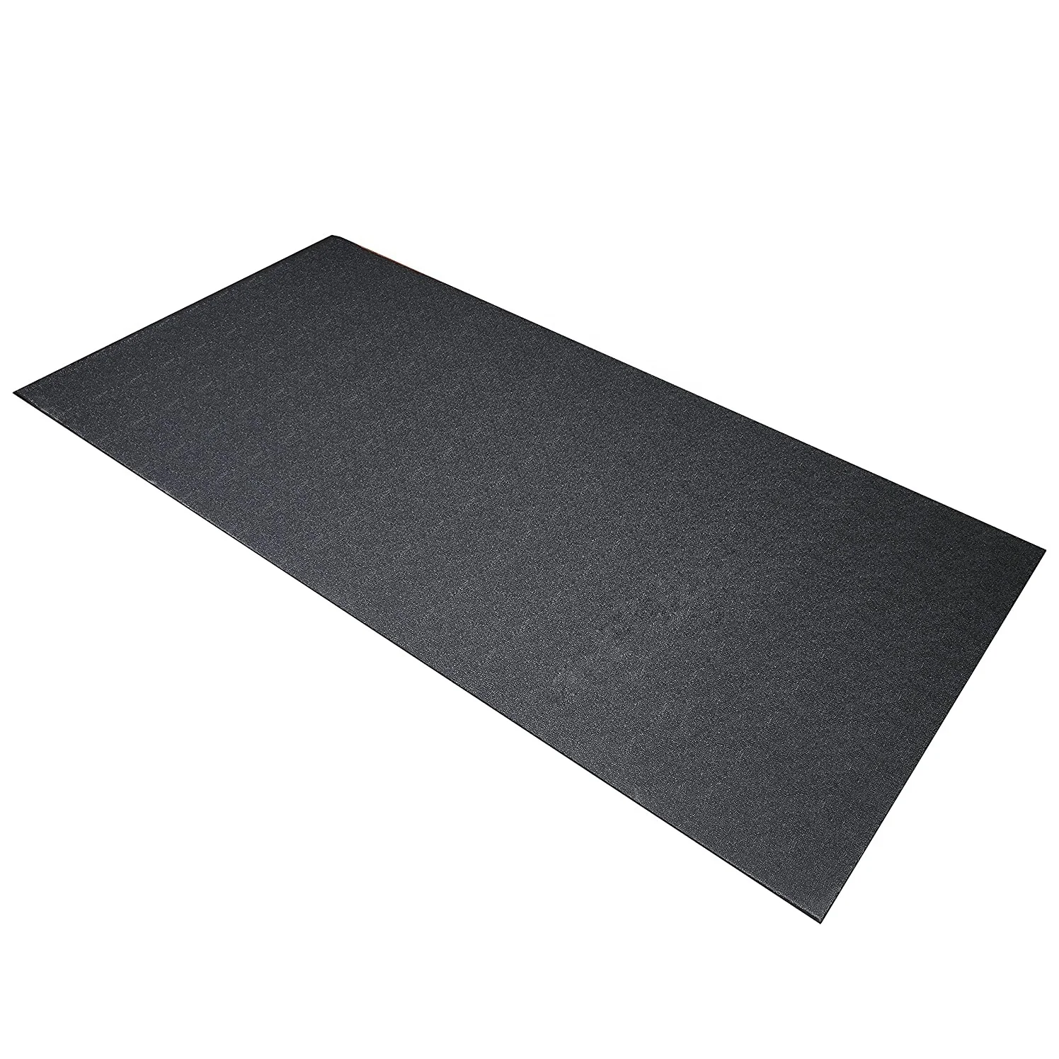 anti slip sound proofing high quality rubber base anti wear PU leather top running treadmill machine mat pad factory floor mat