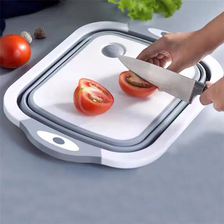 Пластиковые Разделочные Блоки, набор досок, 3 корзины для сушки овощей, кухонная корзина для хранения фруктов с ручкой