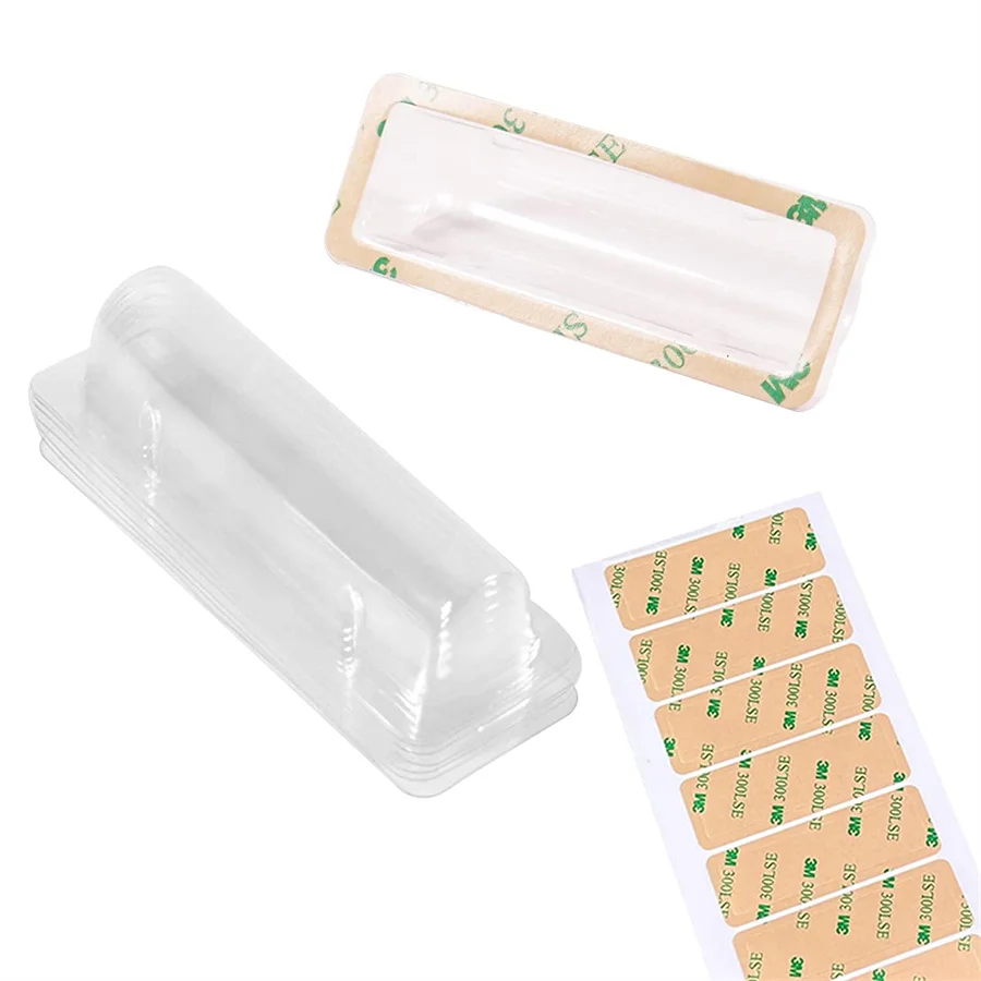 DIY Money Card Holder Clear Cash Pouch Plastic Cards Domes Transparent Lip Balm Window Holder for Money Cash Card
