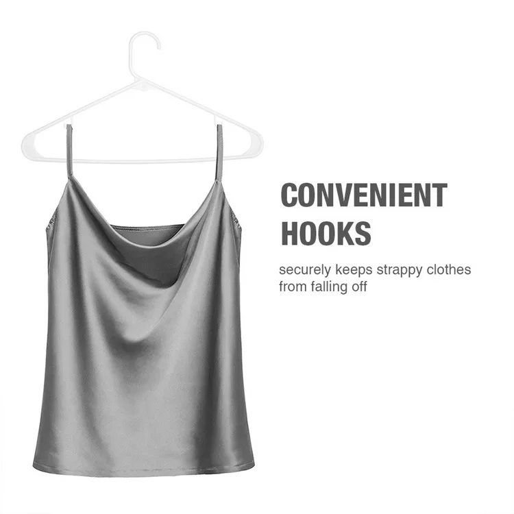 US Factory Manufacture Directly Fancy Clothes Hanger Plastic Tubular Adult Clothes Hangers