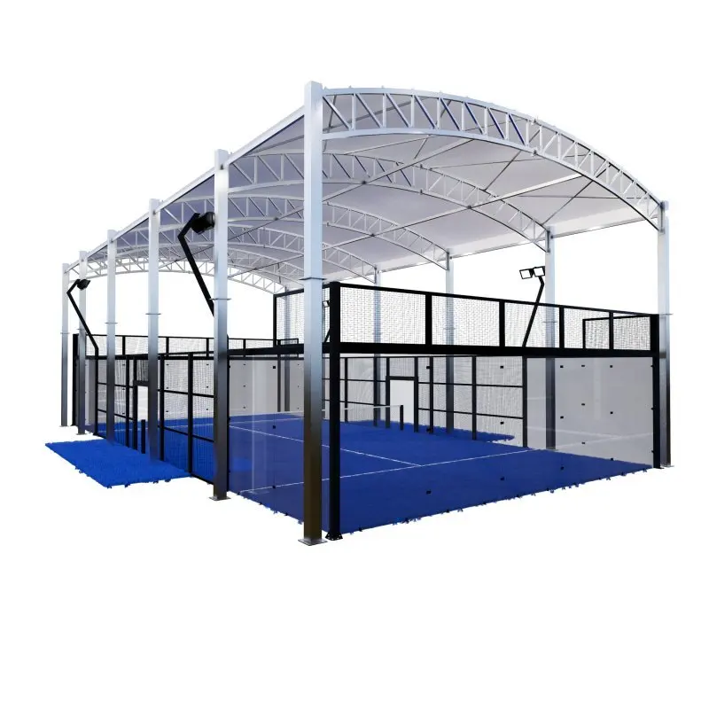 Панорамный Теннисный пол Padel Court Depuy Synthes Anspach Paddel панорамный