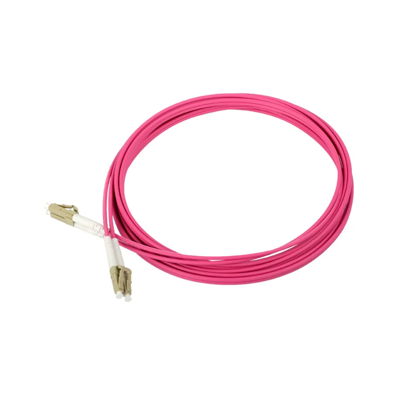 High speed transmission Lc to Lc Om3 om4 duplex 3 5 10mtrs fiber optic pigtail patch cord