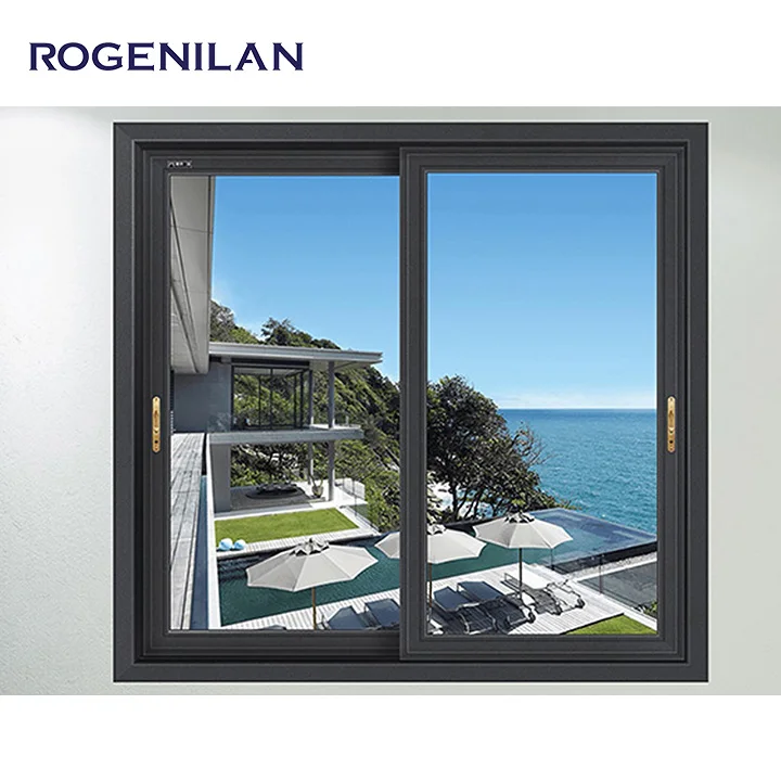 ROGENILAN Customization High Impact Insulated Interior Sliding Window Designs