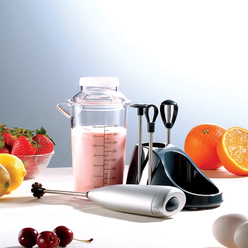 Wholesale Direct Sales Mini Battery Handheld 18 Pcs Egg Mixer Machine Milk Frother Coffee Multifunctional Blender