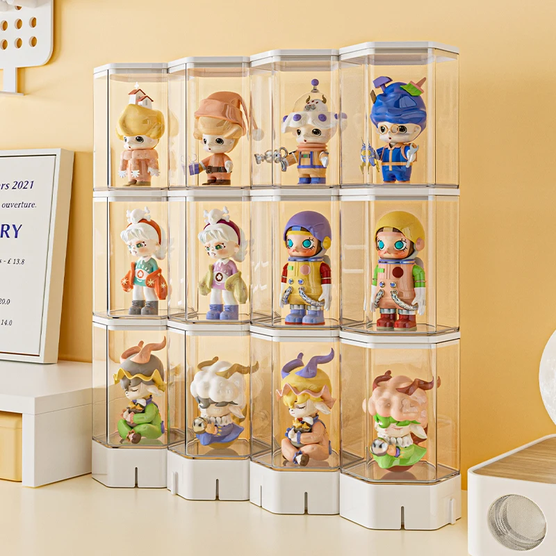 Display Case Box Mini Toy Popular Doll Desktop Storage Box Dustproof Case For Cosmetics Household Day