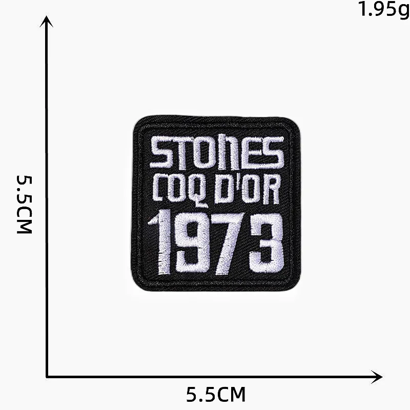 Computer black embroidered cloth patch badge down clothes jeans bags shoes and hats patches repair hole decoration