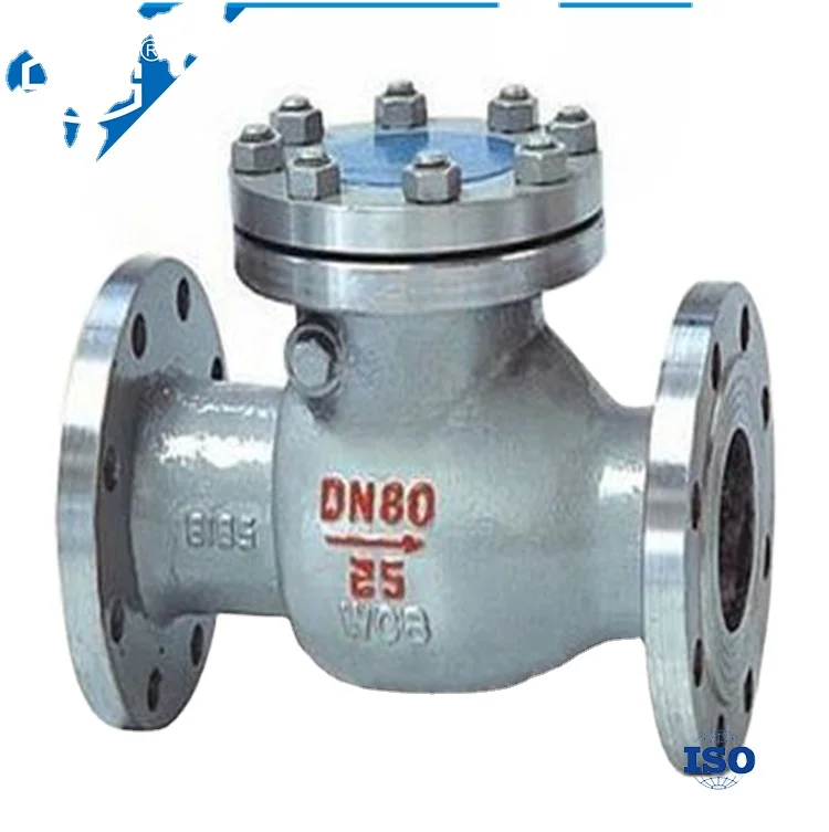 ANSI BS DIN JIS Standard DN100 PN100 фланцевые концы болтового типа поворотного обратного клапана