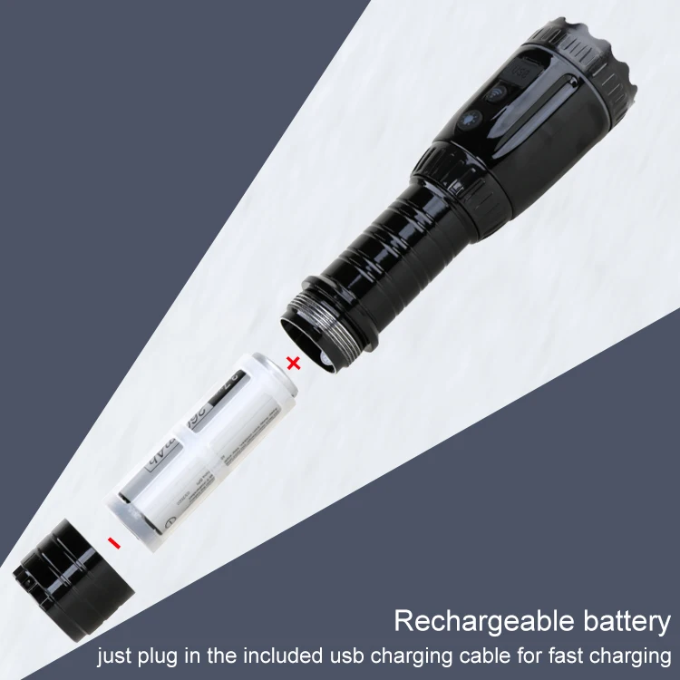 WIFI Camera led flashlight work light lantern for camping hiking style rechargeable tactical led torch flashlight