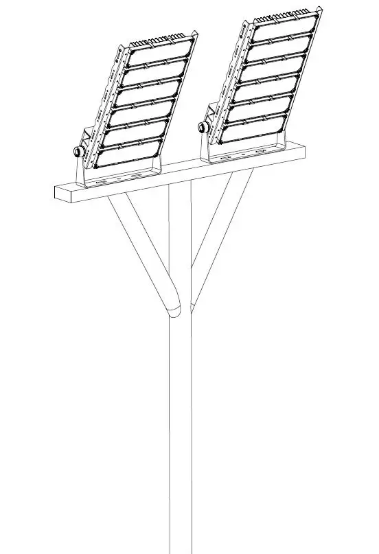 150w  tunnel flood lightpublic lighting stadium light IP65 IK09 aluminum shape  Angle Bracket smd 3030/5050 tunnel light