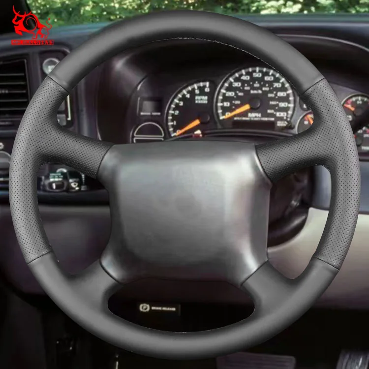 Best quality auto accessories for cars leather sewing Steering Wheel Cover for Chevrolet Blazer