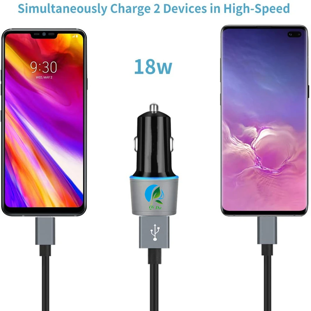  Высокое качество Быстрая зарядка USB Автомобильное зарядное устройство профессиональный