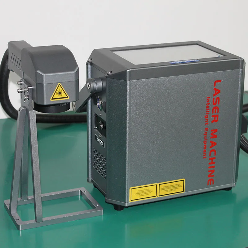 Small handheld 20W 30W portable fiber laser marking machine for metal jewelry printing