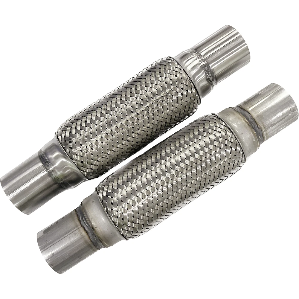 Automobile Exhaust Flexible Bellow Pipe with Nipples for Car Exhaust System Flex Pipe