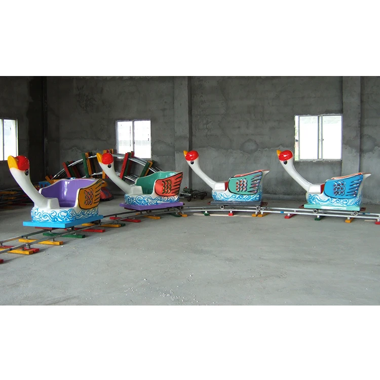 Kiddie trains electric track train amusement park rides electric train for children amusement sale