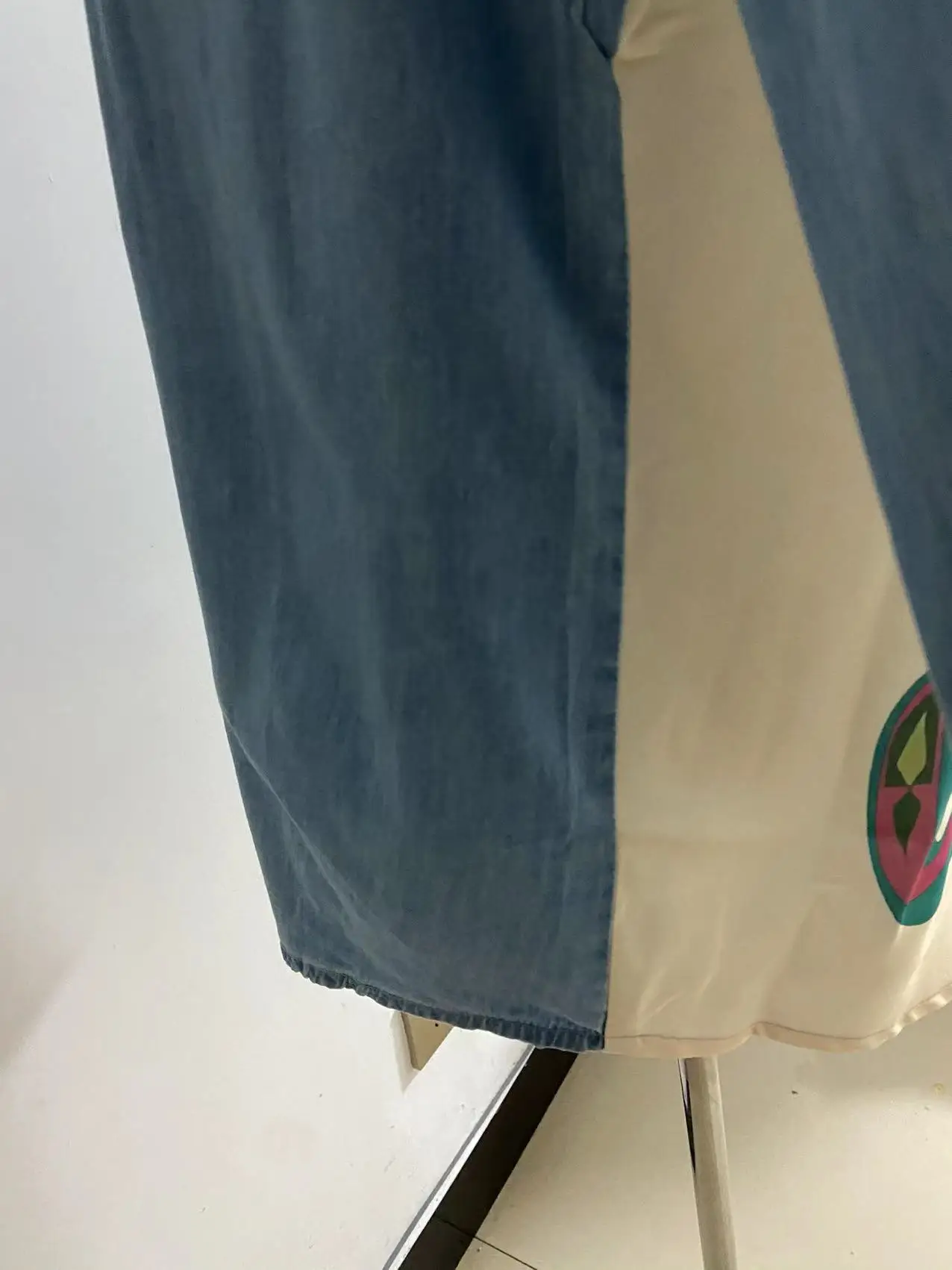 2023 New fashion women denim blouse denim dress women cowboy printing denim jacket women