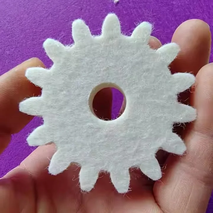 Manufacturers supply sealed oil absorbing felt washers thickened cushioned table corner floor protection industrial felt mat