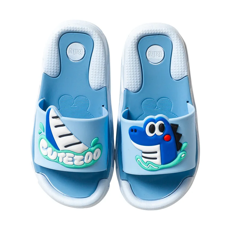 2022 Cartoon Summer Boy Girls Kids Slippers Indoor Outdoor Soft Non-Slip Young Children Sandals  toddler slippers shoes