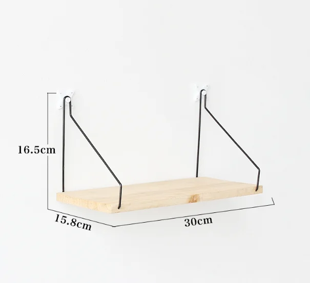 Floating Wall Shelves, Rustic Wood Wall Storage Shelves holders for Office Living Room