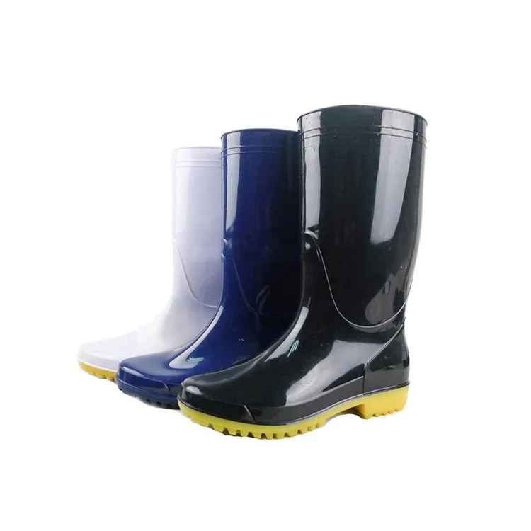 Wellington Waterproof Rubber Rain Boots Wholesale no slip safety rubber rain shoes for Industry
