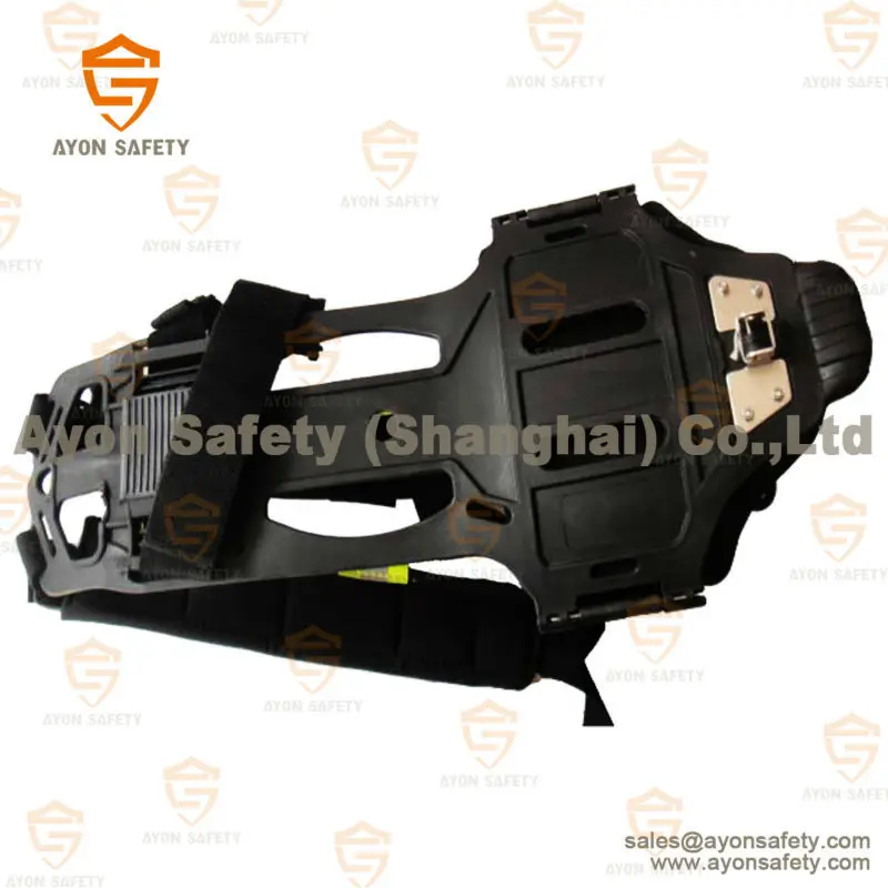 High strength fit well to human fireproof flame-resistance plastics backboard backplate for SCBA set cylinder for firefighting