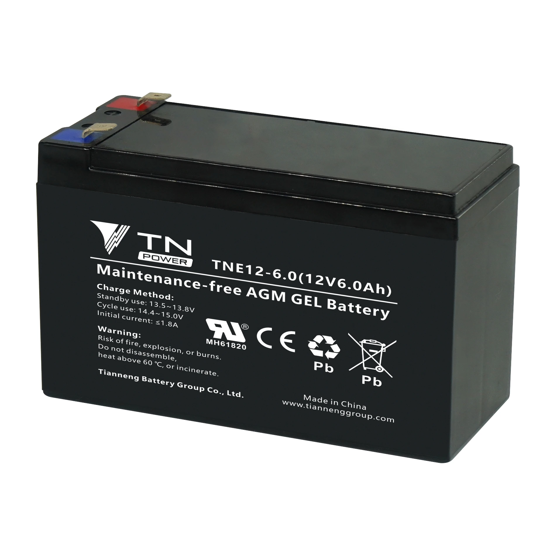 Детский электровелосипед 12 В свинцово-кислотная аккумуляторная батарея глубокого цикла