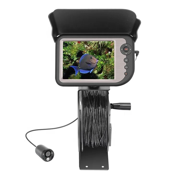 Manufacture Shifengda HD 5 inches 100M portable underwater fishing camera
