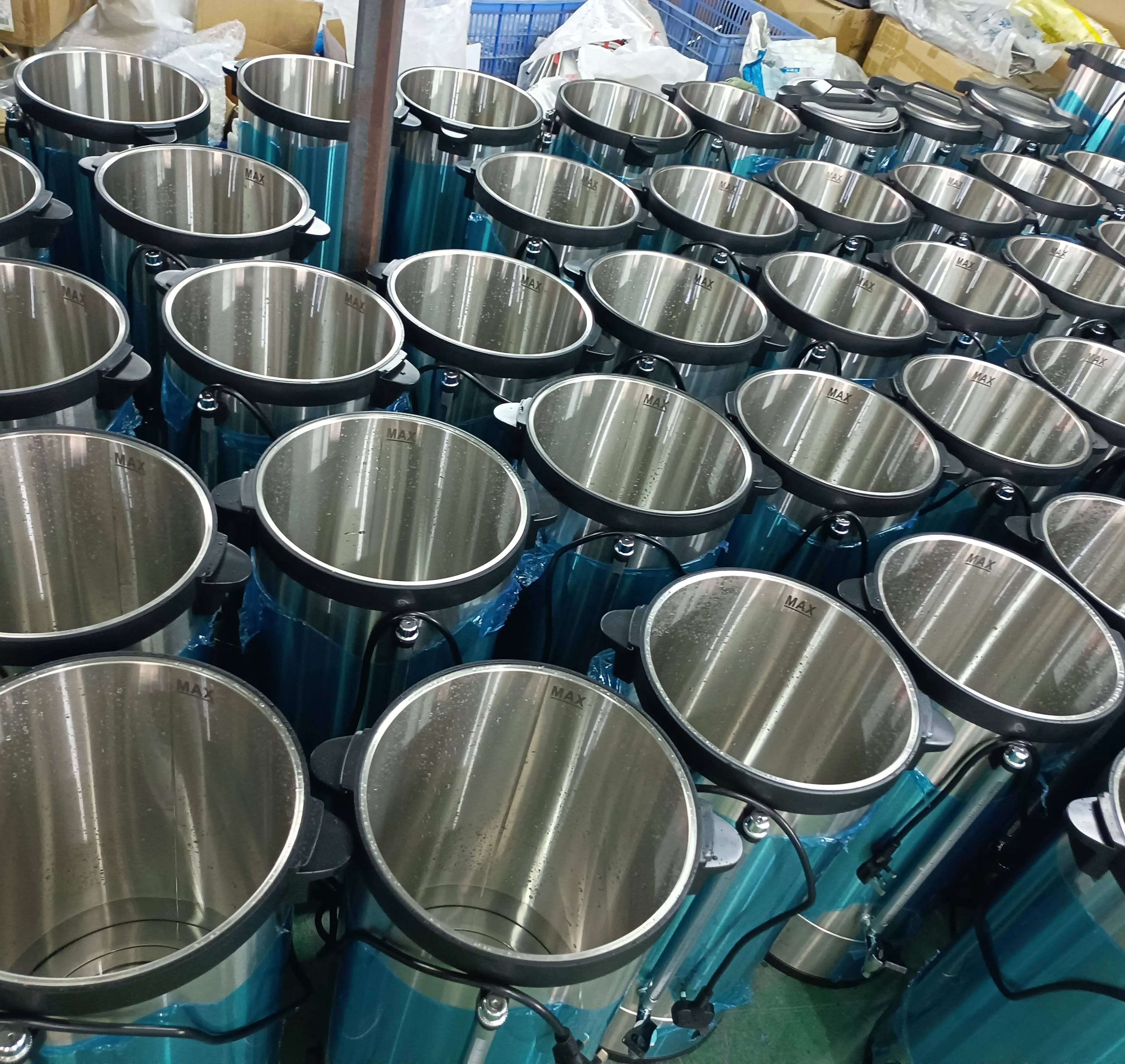 Stainless Steel 10L Double wall Insulated Hot Water Urn Electric Catering Water Boiler Water Bucket