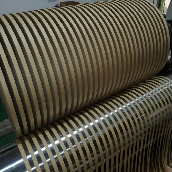 
Slitted Kraft Paper Roll, 24/28g Drinking Straw Wrapping Paper 