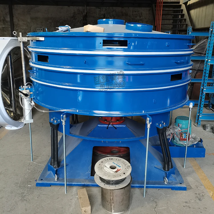 Large capacity circular vibratory sieve tumbler screen machine separator for aggregates granule